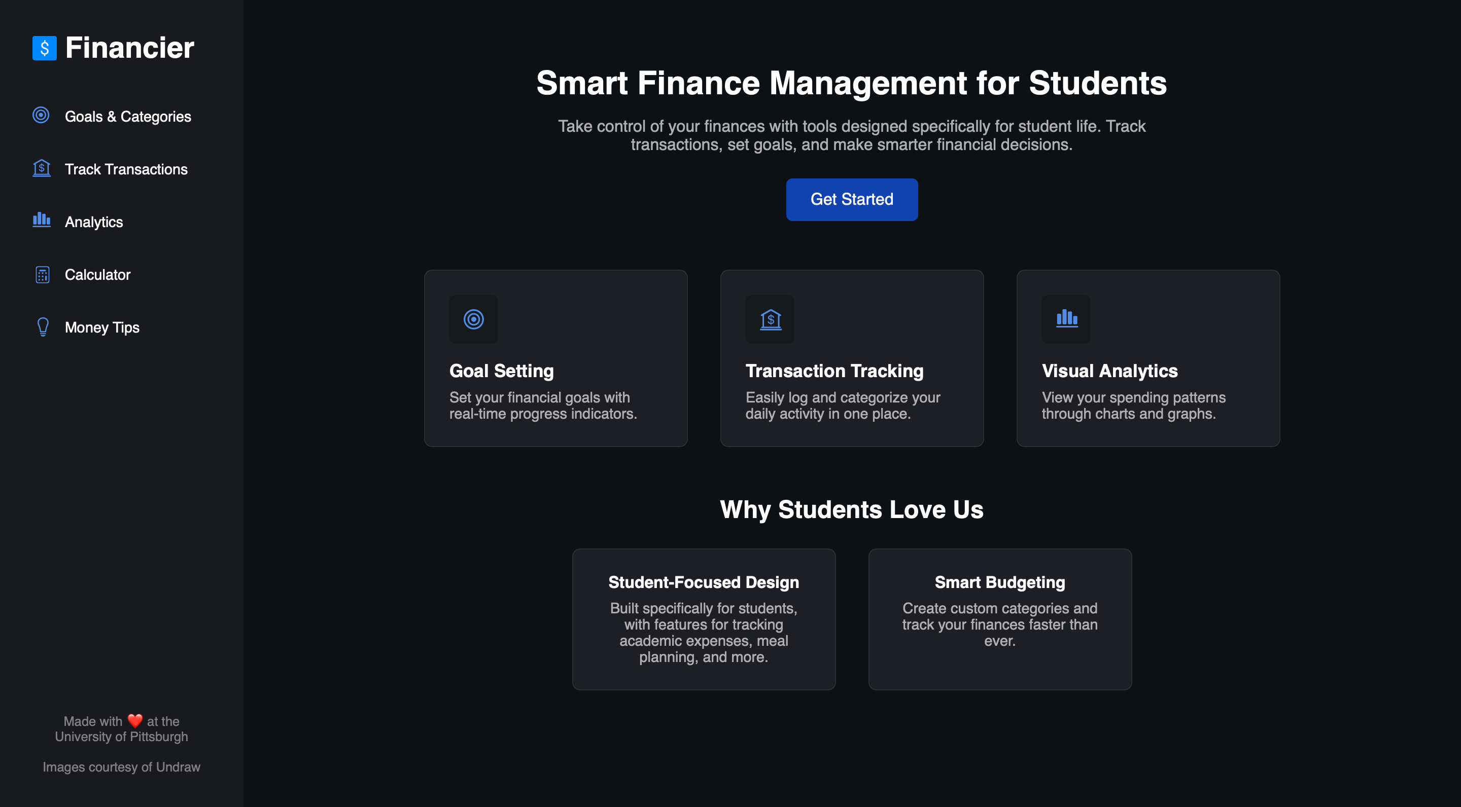 Financier App Screenshot